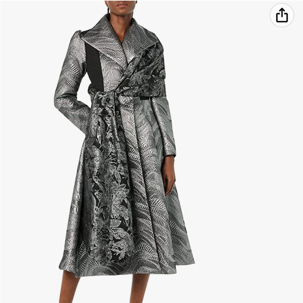 NWT Making the Cut Metallic Jacquard Jacket